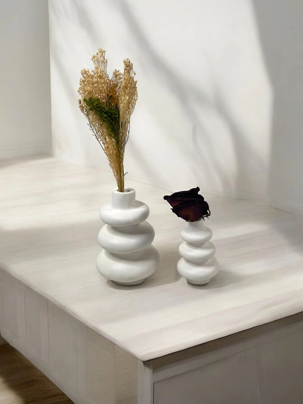 Blomma : jarrón minimalista tres círculos