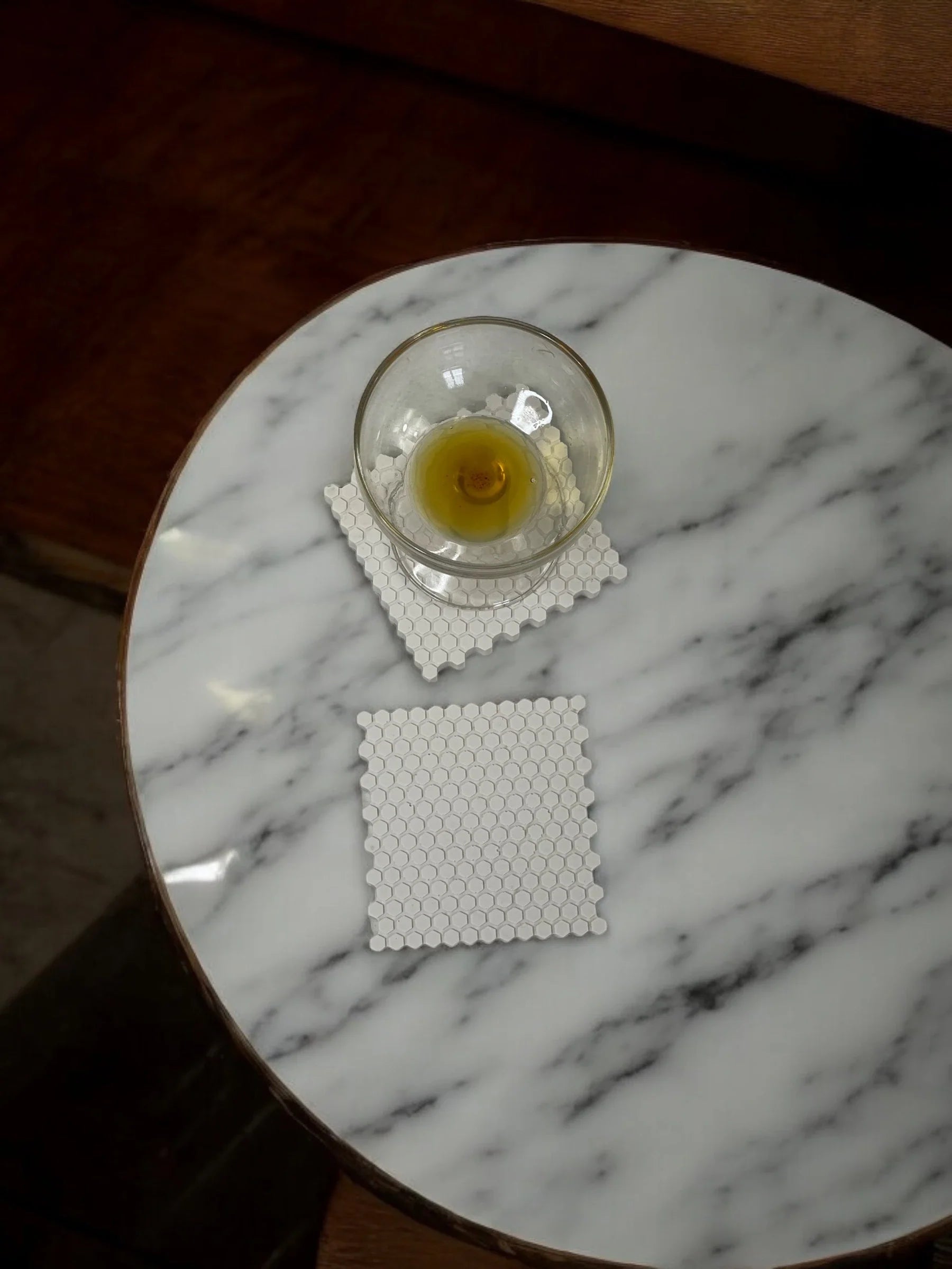 Skål :posavasos cuadrados minimalistas