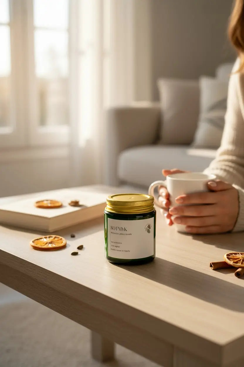 Søtmyk: vela aromática vegana con aroma dulce